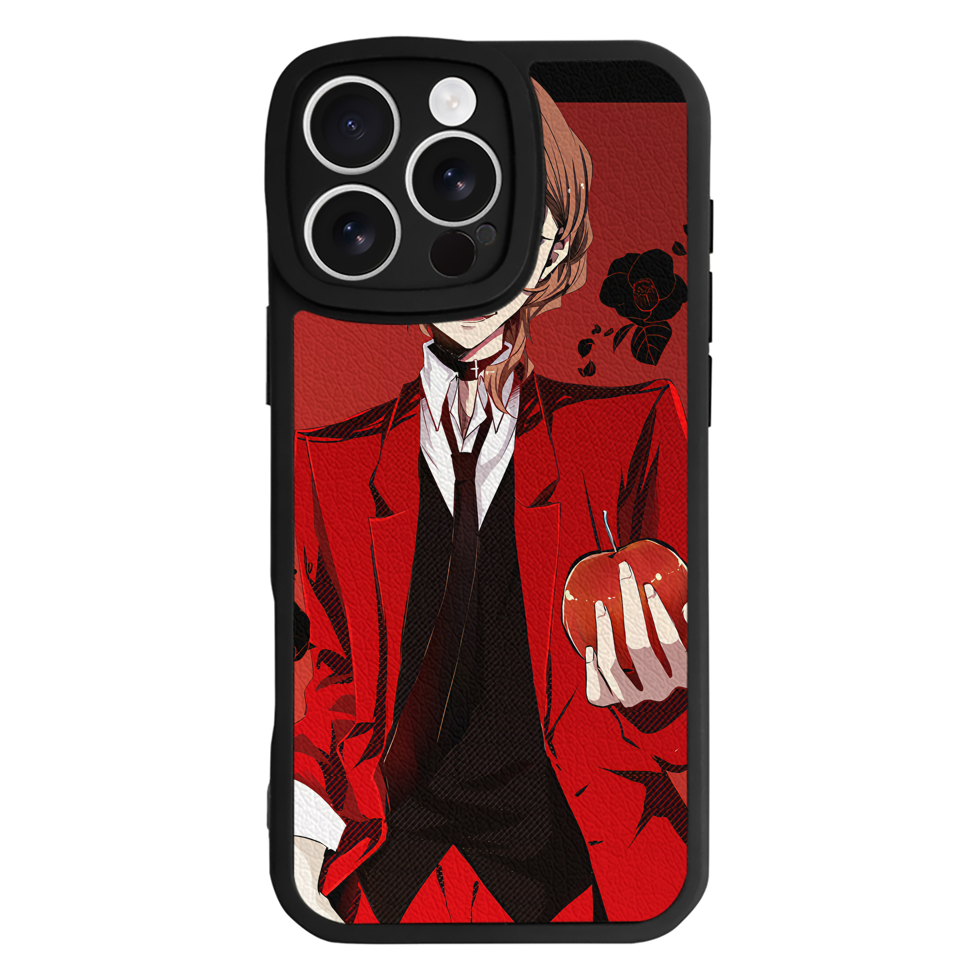 （画像用） 文豪ストレイドッグス Bungo Stray Dogs 【iPhone 16シリーズ対応】シリコンスマホケース（レザー調） 材質：シリコン